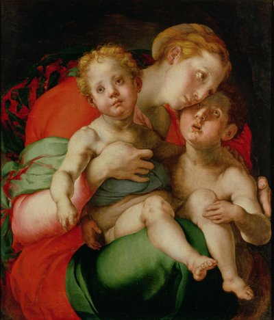 Madonna and Child with the infant St. John the Baptist by Jacopo Pontormo